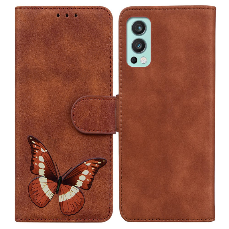 Housse OnePlus Nord 2 5G Skin-Touch Papillon