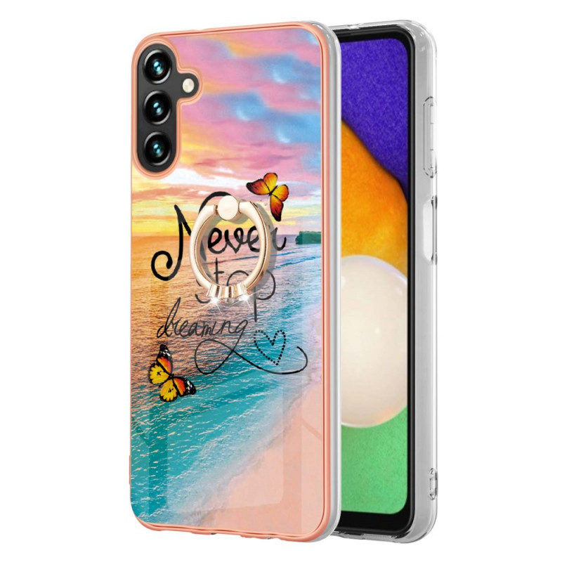 Coque Samsung Galaxy A13 5G / A04s Anneau-Support Never Stop Dreaming