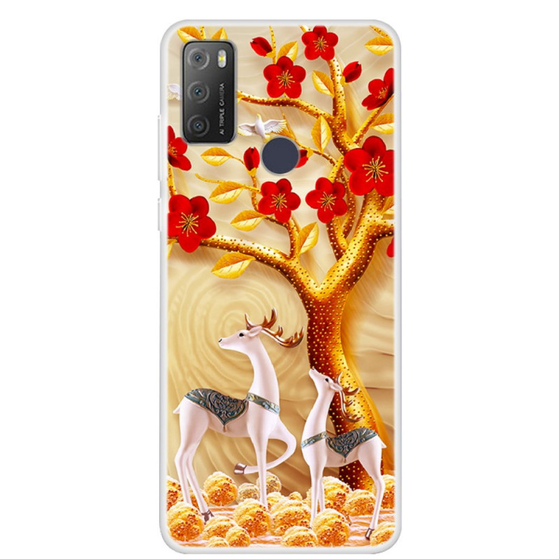 Coque Alcatel 1S (2021) / 3L (2021) Arbre Doré