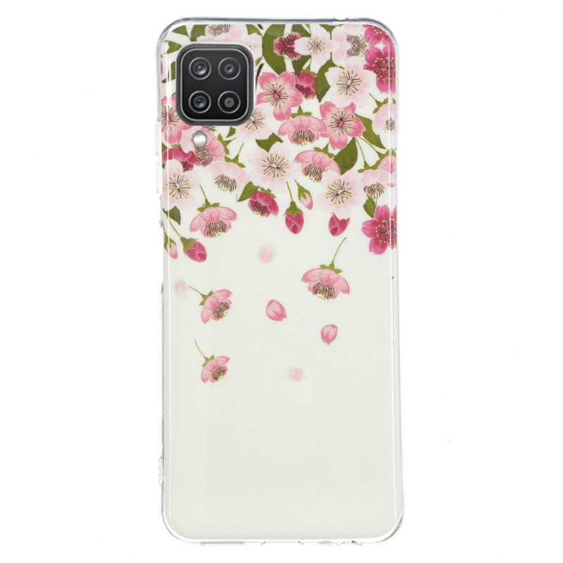 Coque Samsung Galaxy A12 / M12 Fleurs Fluorescentes