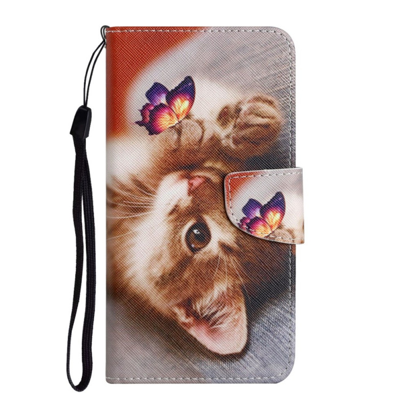 Housse Xiaomi Redmi 10 Mon Chaton et Papillon