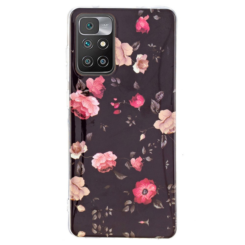 Coque Xiaomi Redmi 10 Floralies Fluorescentes