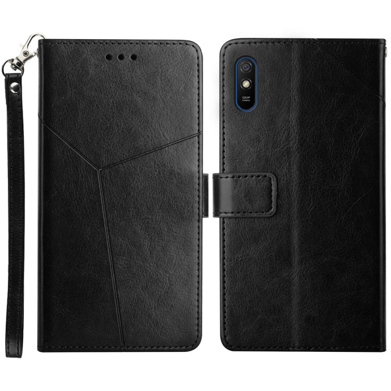 Housse Xiaomi Redmi 9A Style Cuir Géo Y Design