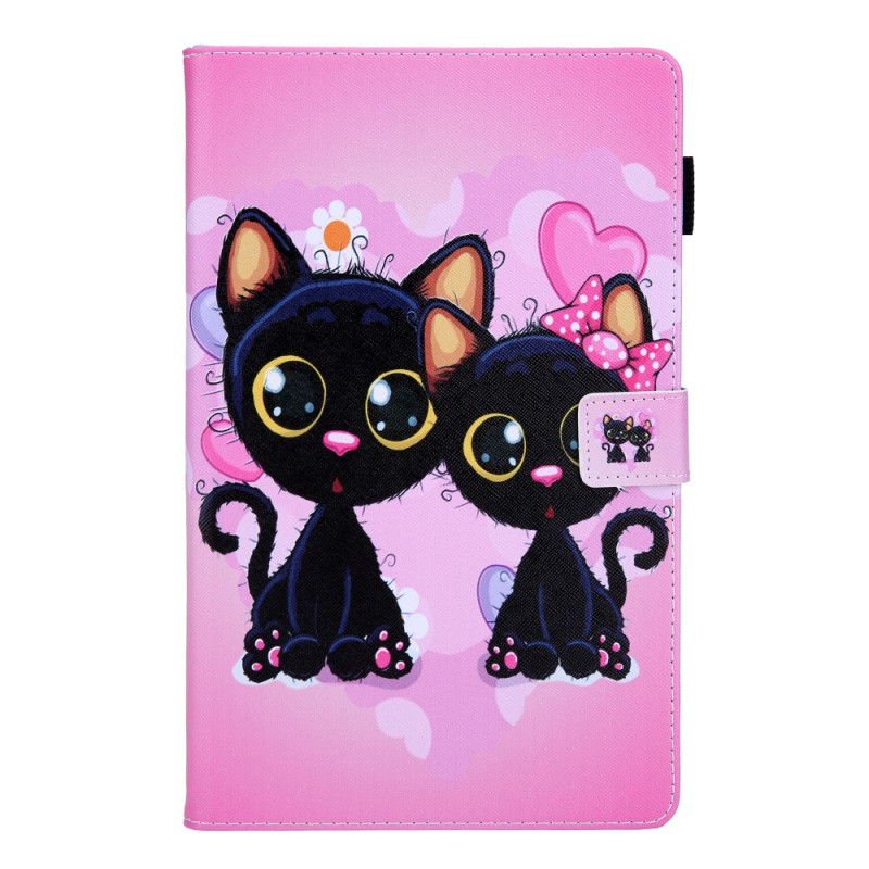 Housse Samsung Galaxy Tab A8 (2022) /  (2021) Couple de Chats