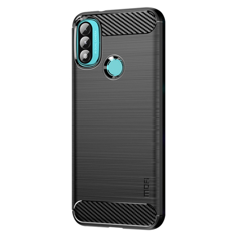 Coque Moto E40 / E30 / E20 Fibre Carbone Brossée MOFI