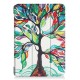 Smart Case iPad 9.7 pouces 2017 Arbre Coloré