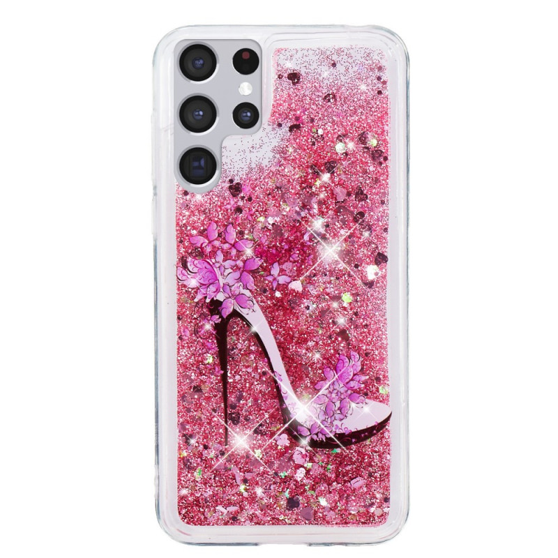 Coque Samsung Galaxy S22 Ultra 5G Escarpin Paillettes