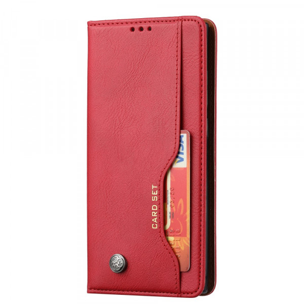 Flip Cover Samsung Galaxy S22 Ultra 5G Simili Cuir Porte-Cartes