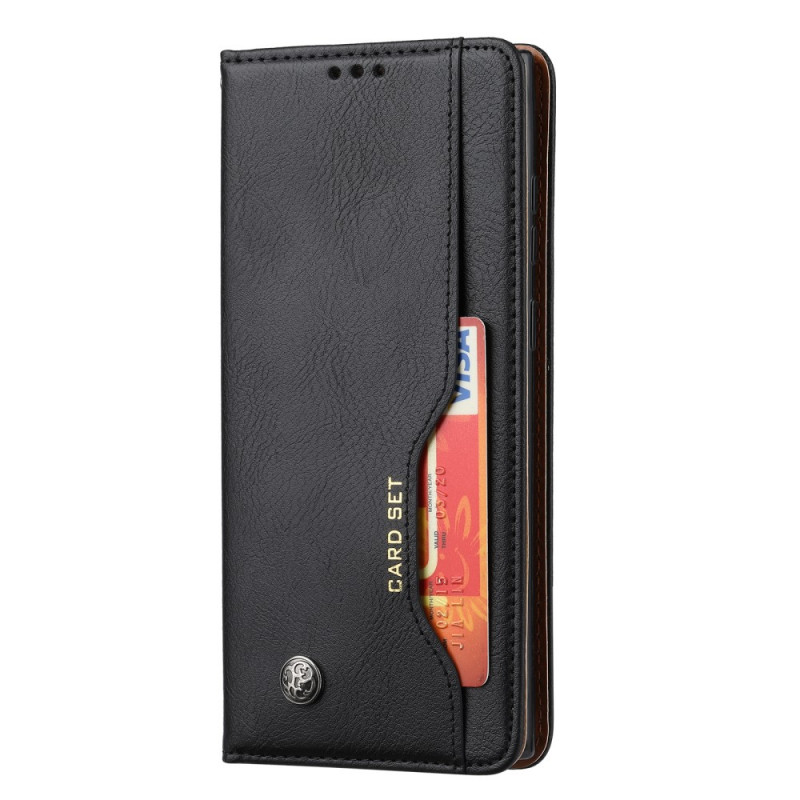 Flip Cover Samsung Galaxy S22 Ultra 5G Simili Cuir Porte-Cartes