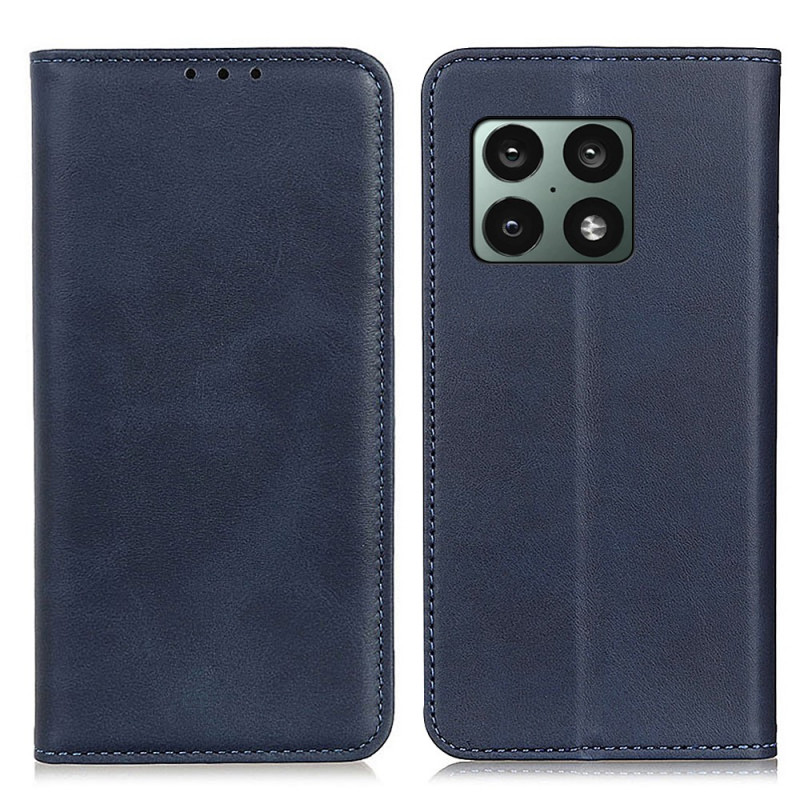 Flip Cover OnePlus 10 Pro 5G Cuir Fendu Élégance