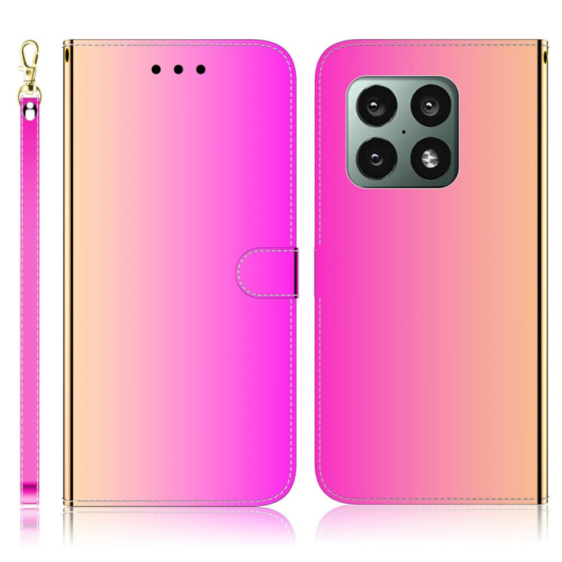 Housse OnePlus 10 Pro 5G Simili Cuir Couverture Miroir