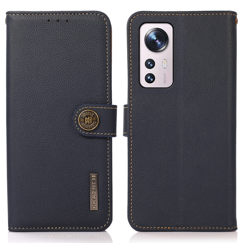 Housse  Xiaomi 12 / 12X / 12S Cuir Véritable KHAZNEH RFID