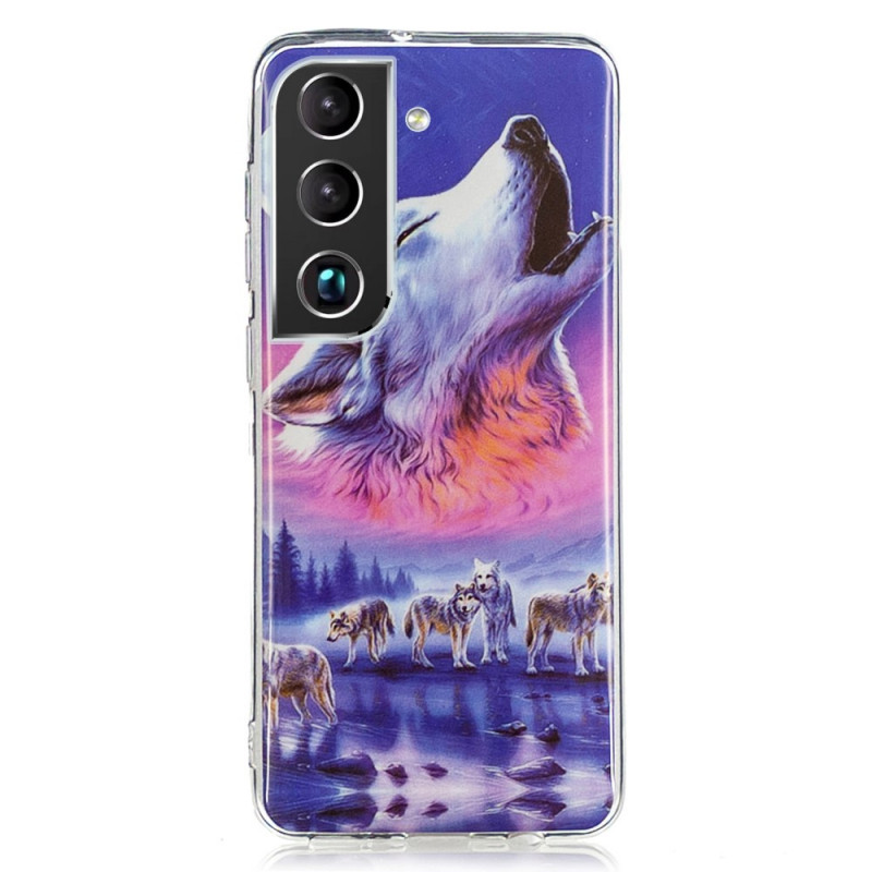 Coque Samsung Galaxy S22 5G Loup Fluorescente