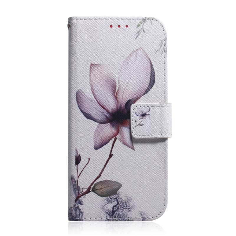 Housse Moto G41 / G31 Fleur Vieux Rose