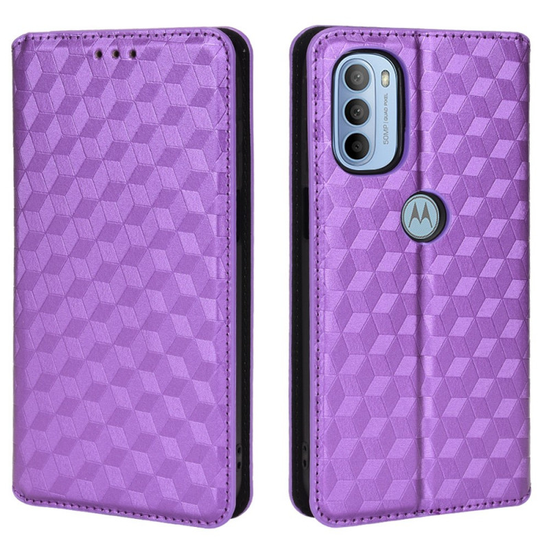 Flip Cover Moto G41 / G31 Effet Cuir Diamant