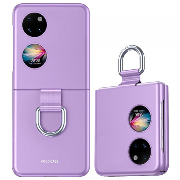 Coque Huawei P50 Pocket Skin-Touch avec Anneau