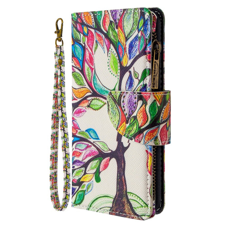 Housse Samsung Galaxy S10 Poche Zippée Arbre