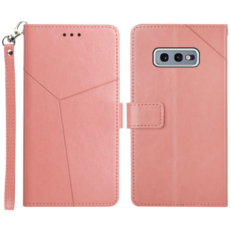 Housse Samsung Galaxy S10e Style Cuir Géo Y Design