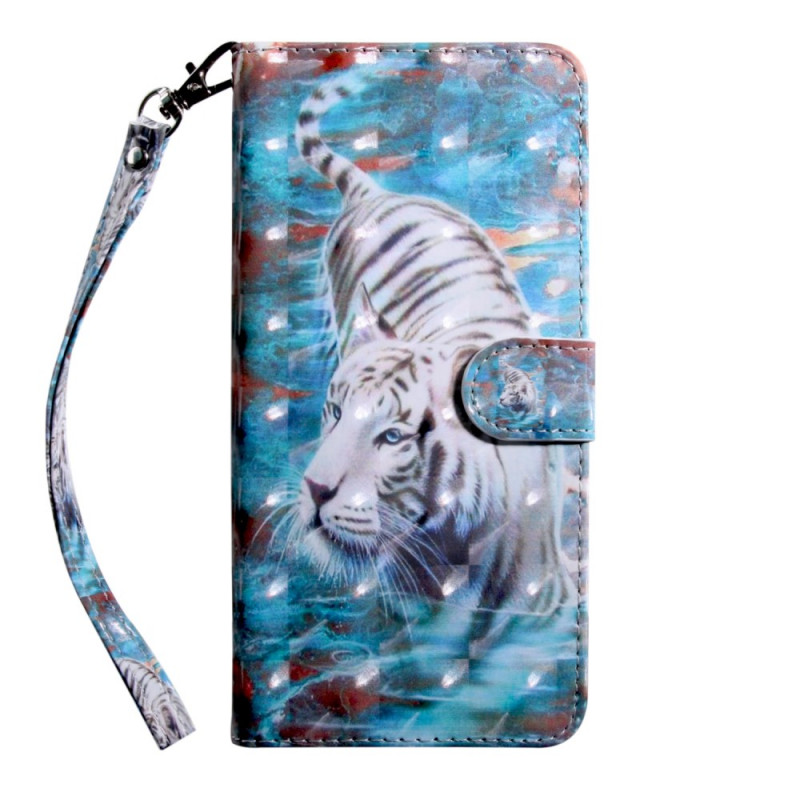 Housse Oppo A16 / A16s Tigre dans l'Eau