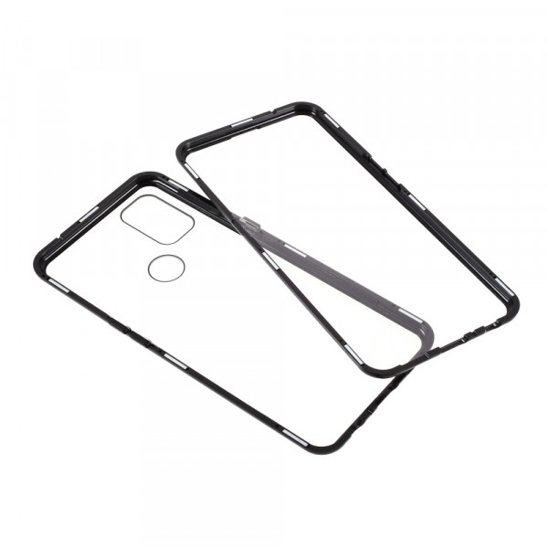 Coque OnePlus Nord N10 Deux Cotés Magnétique Verre Trempé et Métal