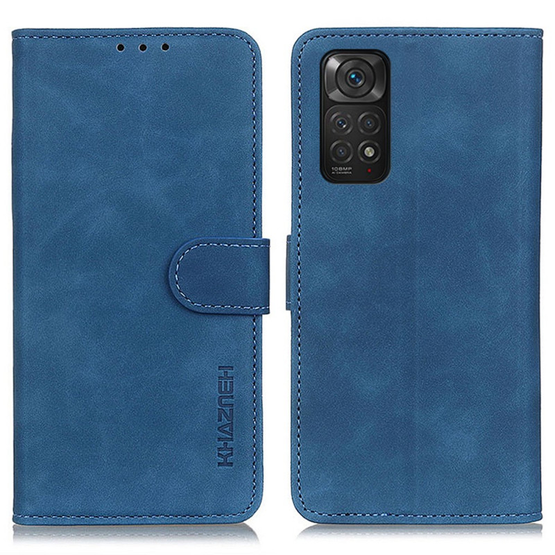 Housse Xiaomi Redmi Note 11 / 11s Effet Cuir Vintage KHAZNEH