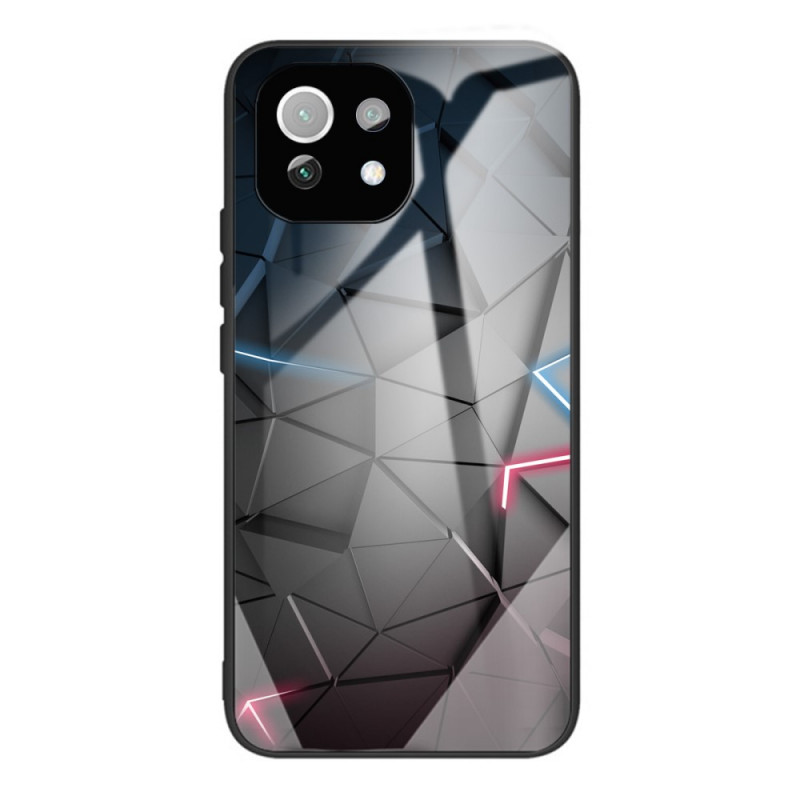 Coque Xiaomi 11 Lite 5G NE/Mi 11 Lite 4G/5G Verre Trempé Géométrie