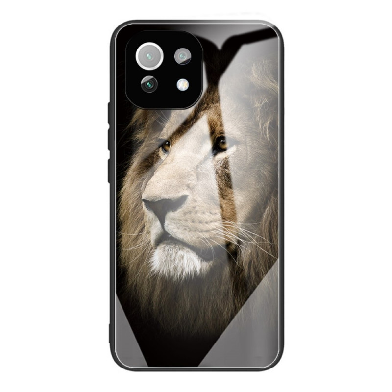 Coque Xiaomi 11 Lite 5G NE/Mi 11 Lite 4G/5G Verre Trempé Tête de Lion