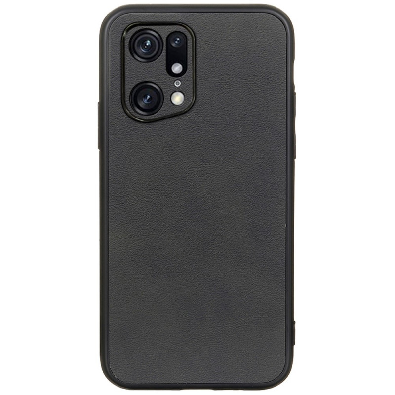 Coque Oppo Find X5 Pro Effet Cuir Look Raffiné