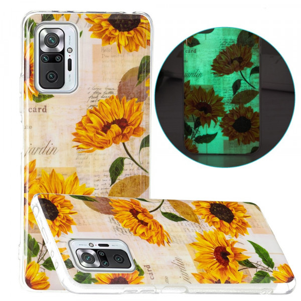 Coque Xiaomi Redmi Note 10 Pro Série Fleurs Fluorescentes