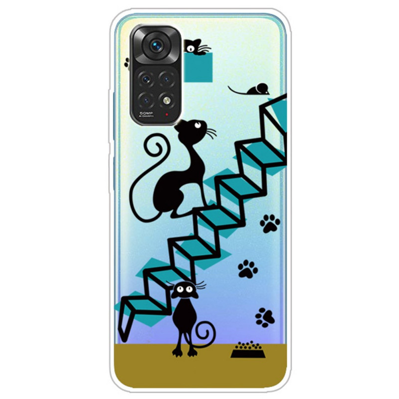 Coque Xiaomi Redmi Note 12 Pro 4G/Note 11 Pro/11 Pro 5G Drôles de Chats