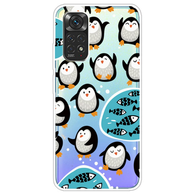 Coque Xiaomi Redmi Note 12 Pro 4G/Note 11 Pro/11 Pro 5G Pingouins et Poissons