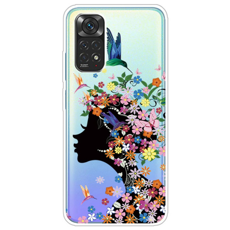 Coque Xiaomi Redmi Note 12 Pro 4G/Note 11 Pro/11 Pro 5G Tête Fleurie