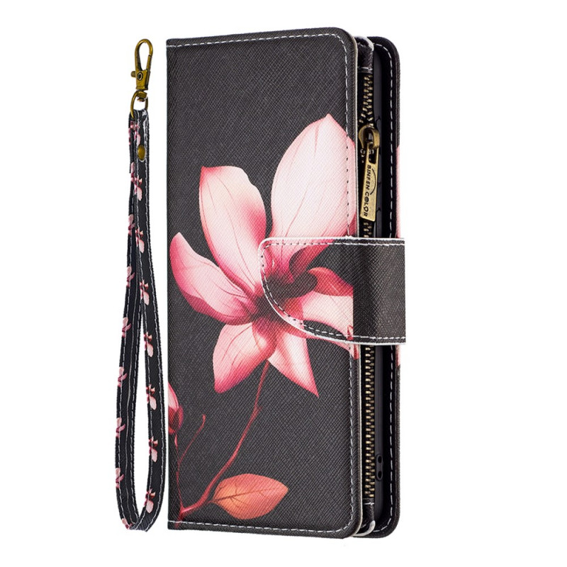 Housse  Xiaomi 12 / 12X / 12S Poche Zippée Fleur