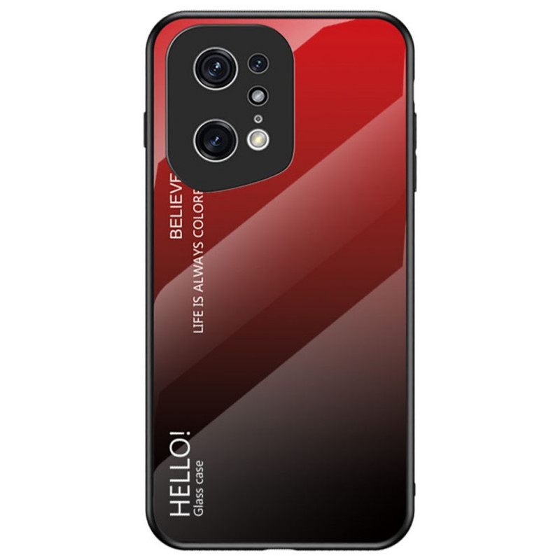 Coque Oppo Find X5 Pro Verre Trempé Hello