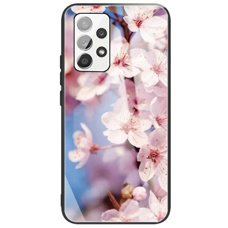 Coque Samsung Galaxy A53 5G Verre Trempé Fleurs