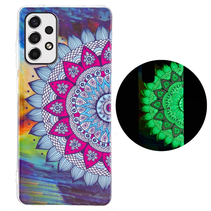 Coque Samsung Galaxy A53 5G Mandala Coloré Fluorescente