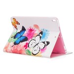 Housse iPad Pro 10.5 pouces Papillons et Fleurs Peints