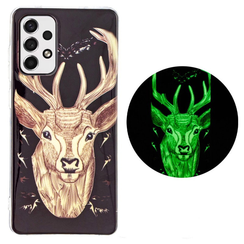 Coque Samsung Galaxy A33 5G Cerf Majestueux Fluorescente