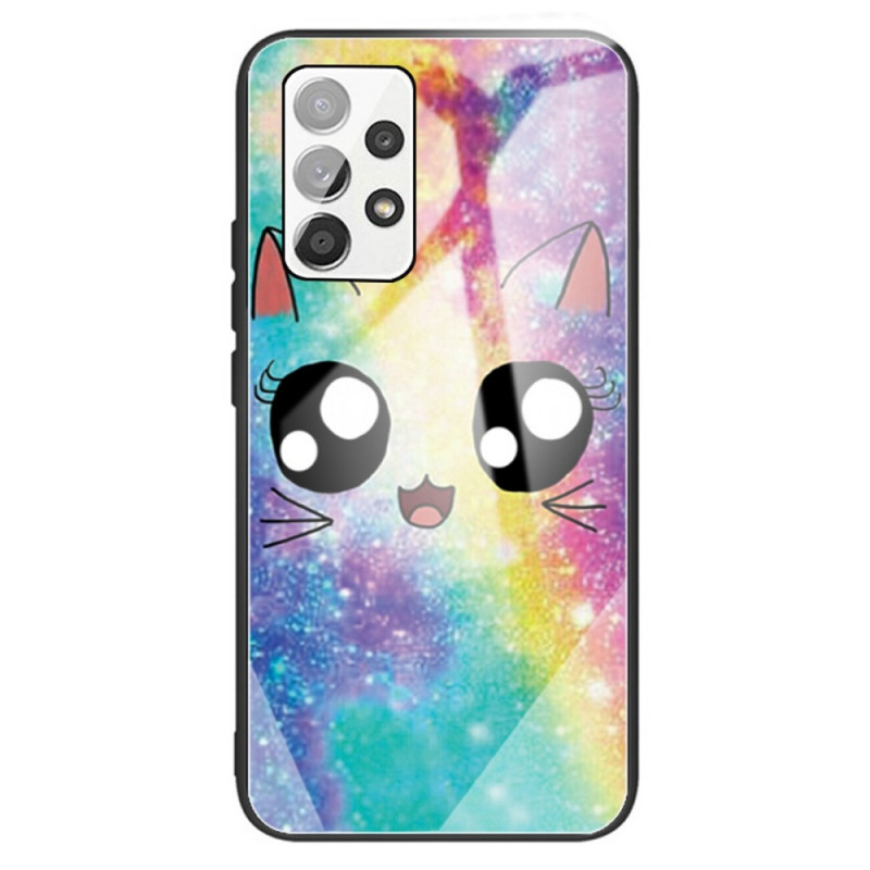 Coque Samsung Galaxy A13 Verre Trempé Chat