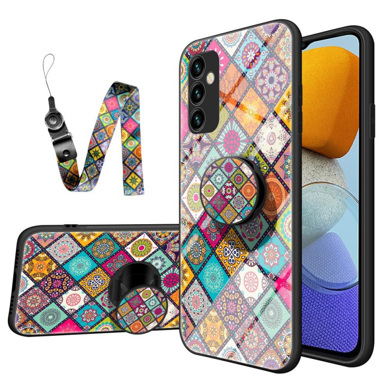 Coque Samsung Galaxy M23 5G Support Magnétique Patchwork