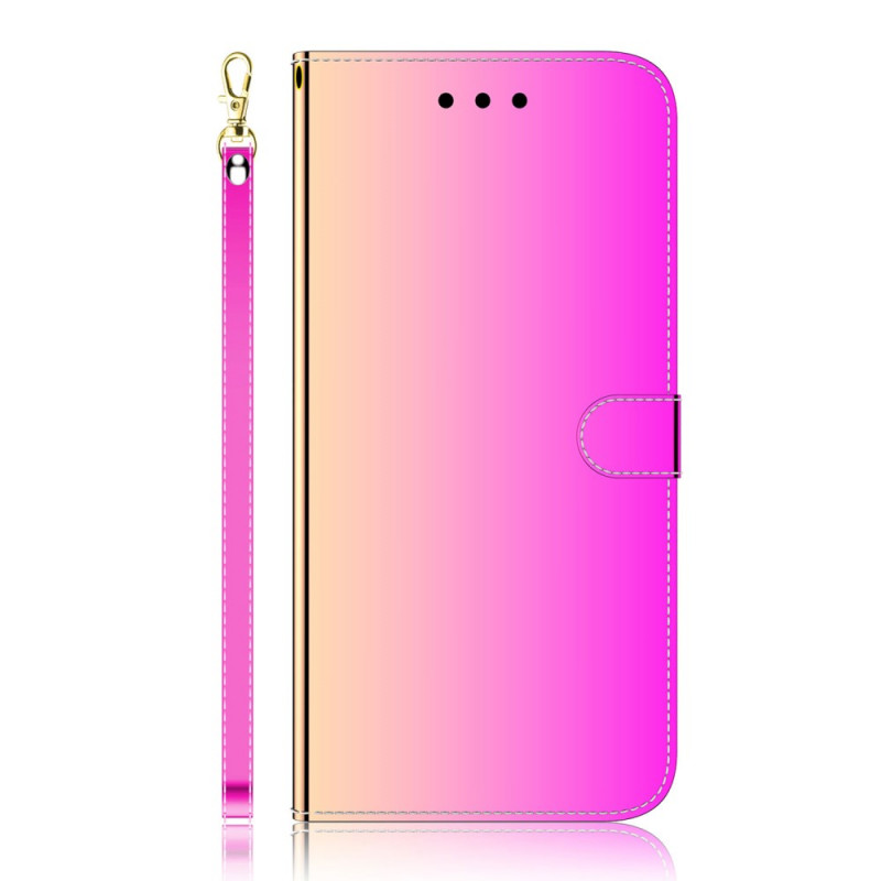 Housse Google Pixel 6A Simili Cuir Couverture Miroir