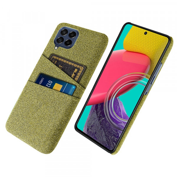 Coque Samsung Galaxy M53 5G Porte-Cartes Tissu