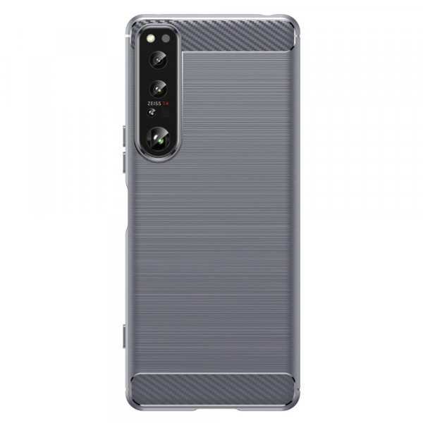 Coque Sony Xperia 1 IV Fibre Carbone Brossée