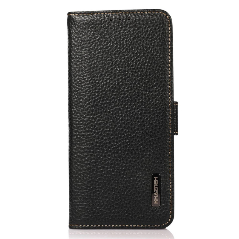 Housse Oppo Reno 7 Cuir Litchi KHAZNEH Protection RFID