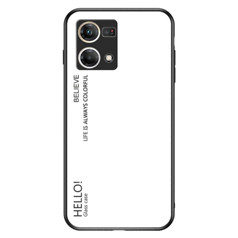 Coque Oppo Reno 7 Verre Trempé Hello