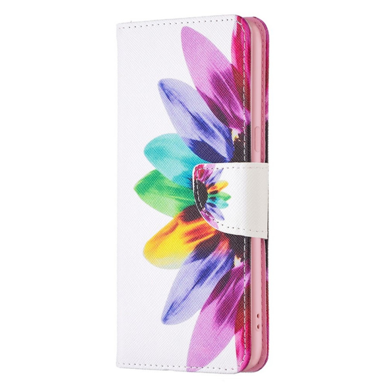 Housse Oppo Find X5 Fleur Aquarelle