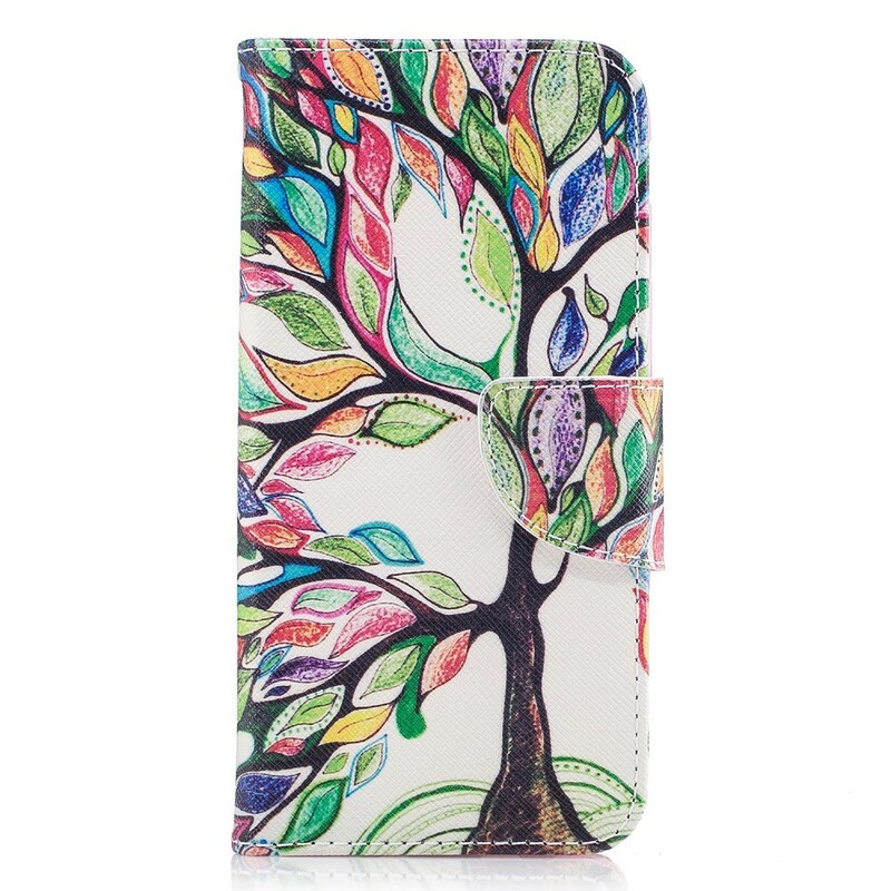 Housse Samsung Galaxy J3 2017 Arbre Coloré