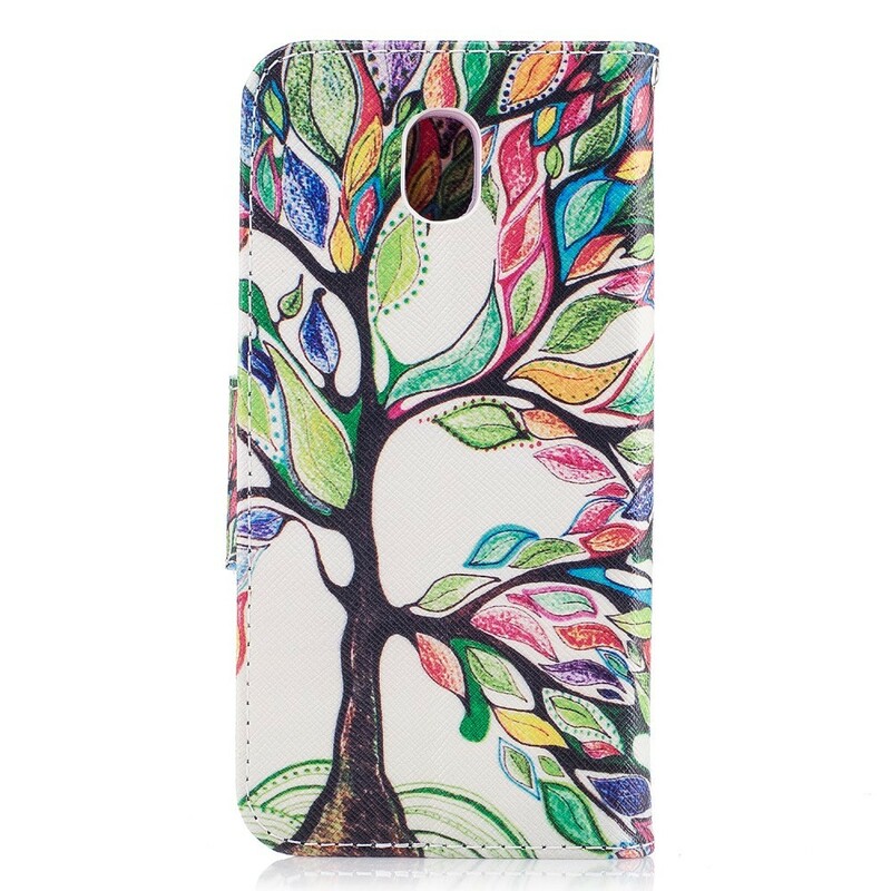 Housse Samsung Galaxy J3 2017 Arbre Coloré