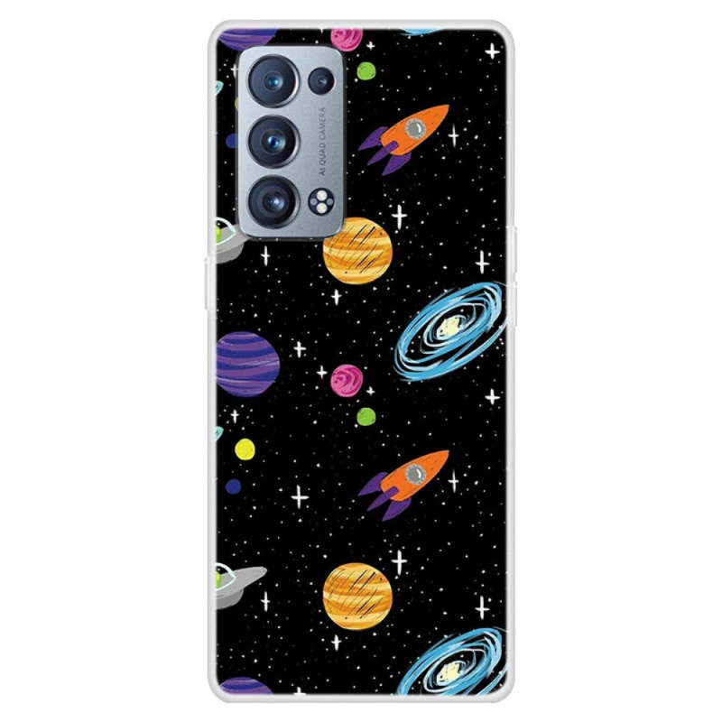 Coque Oppo Reno 6 Pro 5G Planète Galaxie