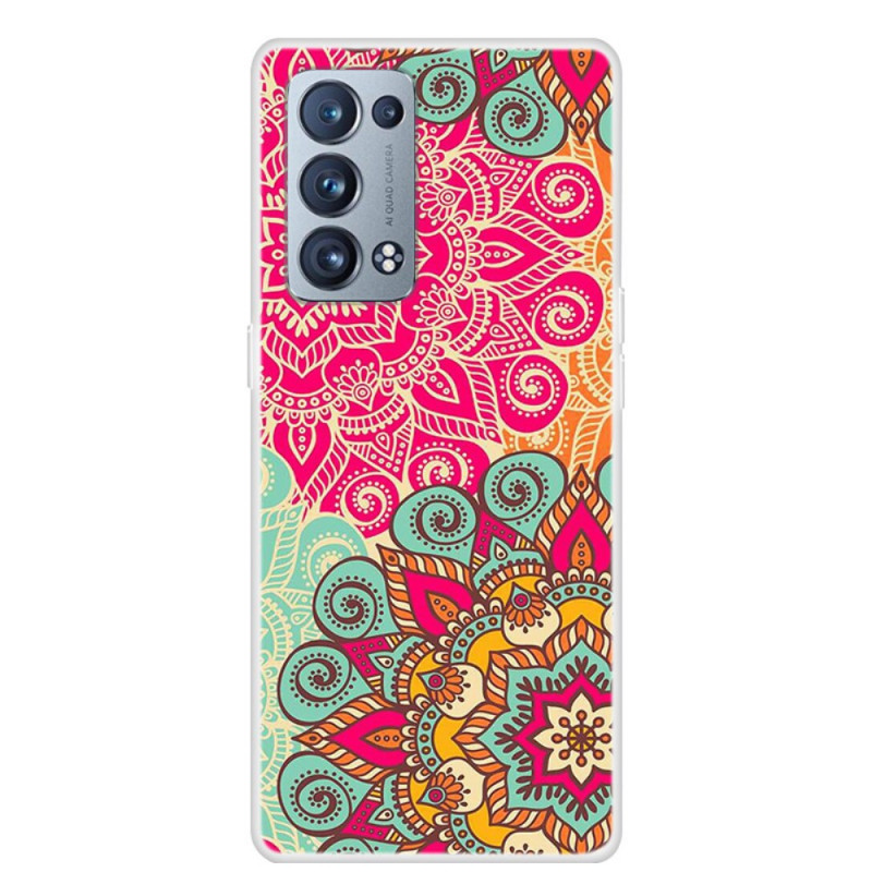 Coque Oppo Reno 6 Pro 5G Mandala Fluo